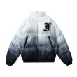 画像11: Men's Tie-dye gradient stand-up collar hip-hop loose cotton coat men and women jacket blouson coat ユニセックス 男女兼用 タイダイヒップホップダウンジャケット ブルゾン (11)