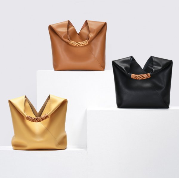 画像9: Genuine leather leather large size tote shoulder handbag bag   本革レザーラージサイズトートショルダーハンドバック (9)
