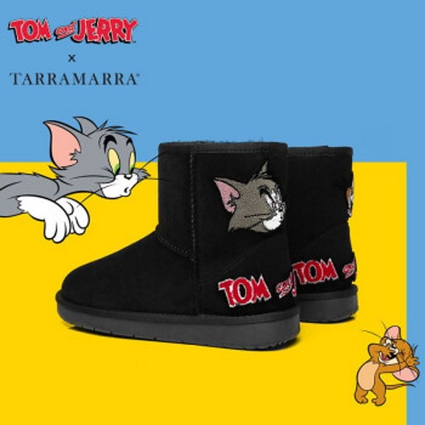 画像1: Tom and Jerry Real Sheepskinfur Ugg Boots Tarramarra – By Ever Australia トム＆ジェリー リアルレザーシープスキン ファーブーツ アグ (1)