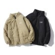 画像8: Stand-up collar reversible down jacket ユニセックス 男女兼用リバーシブルジャケット ブルゾン (8)