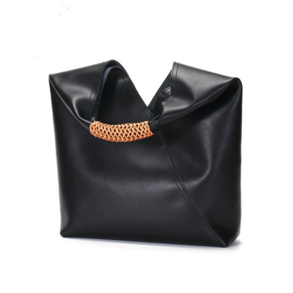 画像5: Genuine leather leather large size tote shoulder handbag bag   本革レザーラージサイズトートショルダーハンドバック (5)