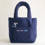 画像1: Snoopy cute cartoon Lamb cashmere handbag tote bag　スヌーピーもこもこラムヘアートートバック  (1)