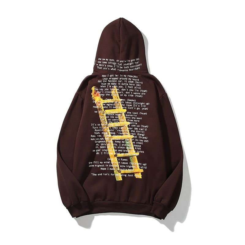 画像3: unisex ASTROWORLD Travis Scott Back letter logo Hoody  男女兼用 ユニセックスカクタスバックレターロゴフーディー パーカー (3)