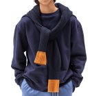 画像20: unisex Back 2020 patch  round neck plus velvet sweatshirt　男女兼用 ユニセックスバック2020パッチレターロゴトレーナー (20)