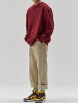 画像10: unisex Back 2020 patch  round neck plus velvet sweatshirt　男女兼用 ユニセックスバック2020パッチレターロゴトレーナー (10)
