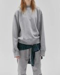 画像9: unisex Back 2020 patch  round neck plus velvet sweatshirt　男女兼用 ユニセックスバック2020パッチレターロゴトレーナー (9)