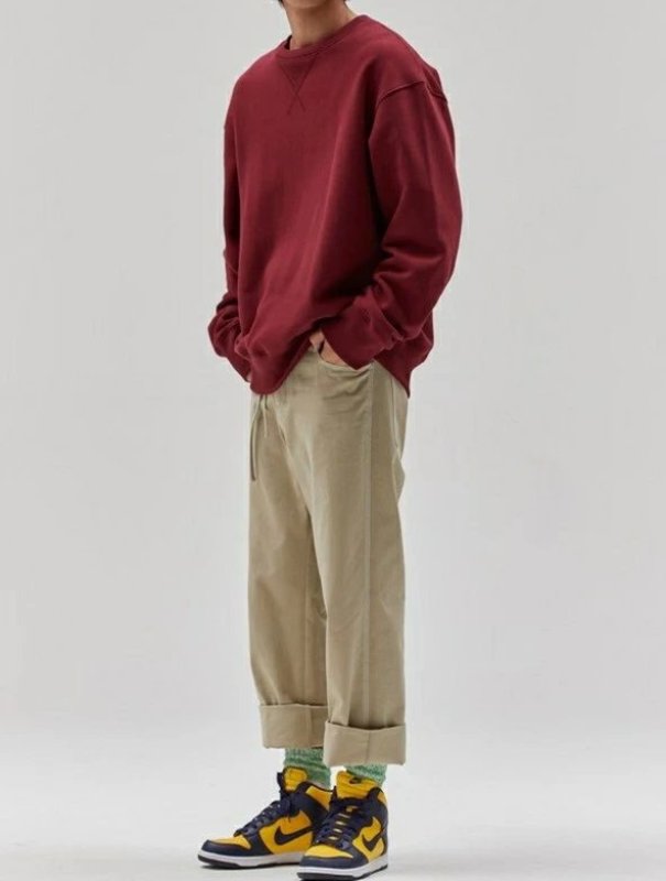 画像12: unisex Back 2020 patch  round neck plus velvet sweatshirt 男女兼用 ユニセックスバック2020パッチレターロゴトレーナー (12)