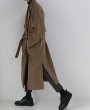 画像7:  Men's mid-length coat Woolen cloth warm jacket ユニセックス 男女兼用ルーズスタイルロングコート (7)