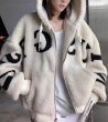 画像4: lamb plush Numbering blouson jacket coat　ラムファーナンバリングブルゾン ジャケット コート (4)