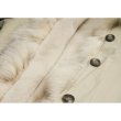画像5: Women's Real fox fur trimming Trench coat jacket　リアルフォックスファートリミング トレンチコート　ジャケット (5)