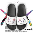 画像2: Men's kaws rainbow logo slippers flip flops  soft bottom sandals slippers  プラットフォームフリップフロップ kaws カウズ サンダルシャワーサンダル ビーチサンダル　ユニセックス男女兼用　 (2)