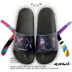 画像2: Men's kaws rainbow logo slippers flip flops  soft bottom sandals slippers  即納プラットフォームフリップフロップ kaws カウズ サンダルシャワーサンダル ビーチサンダル　ユニセックス男女兼用　 (2)