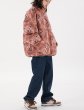 画像14: men and women Bear print reversible high street loose padded jacket down jacket  ユニセックス 男女兼用 ベアー熊プリントリバーシブルダウンコートジャケット ブルゾンスタジャン (14)