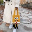 画像3: Spongebob Knit Tote Bag スポンジボブ ニット 編み込み トートバッグ (3)