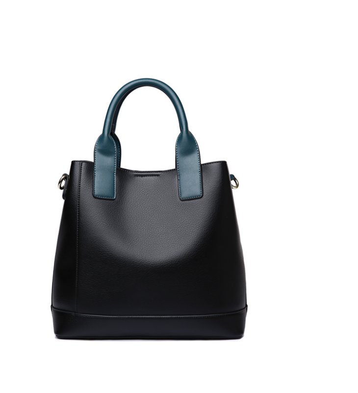 画像4: trendy bucket bag hand carry tote Shoulder 2WAY bag  レザー2WAYトートショルダーハンドバック (4)