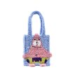 画像2: Spongebob Knit Tote Bag スポンジボブ ニット 編み込み トートバッグ (2)