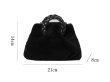 画像7: plush design mini bucket tote bag    もこもこファーミニバケットバッグトートショルダー２WAY ハンドバック (7)