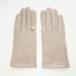 画像3: Women's  pearl ring wool warmth points touch screen ins thin cotton gloves パールリング付きウール手袋　グローブ　スマホ対応 (3)