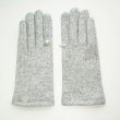 画像1: Women's  pearl ring wool warmth points touch screen ins thin cotton gloves パールリング付きウール手袋　グローブ　スマホ対応 (1)