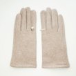 画像12: Women's  pearl ring wool warmth points touch screen ins thin cotton gloves パールリング付きウール手袋　グローブ　スマホ対応 (12)