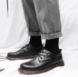 画像5: Men's leather  Lace up Martin boots loafers  男女兼用 レザーレースアップマーティンブーツ ローファー　 (5)