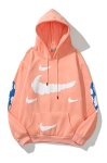 画像4: Blue Sky White Cloud Love Foam printed casual sweater hoodie 　ブルースカイホワイトクラウドオーバーサイズ ユニセックス 男女兼用フーディーパーカー (4)