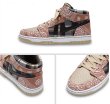 画像6: Men's paisley high-top sneakers　メンズペイズリー柄  バンダナ柄 ハイカットスニーカー (6)