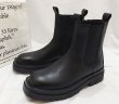 画像5: Men's Side Gore Chunky Sole Leather Boots shoes 　メンズサイドゴアチャンキーソールレザーブーツ (5)