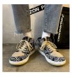 画像3: Men's paisley high-top sneakers　メンズペイズリー柄  バンダナ柄 ハイカットスニーカー (3)