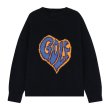 画像5: soft warmth golf logo loose  knit sweater unisex  オーバーサイズ ユニセックス 男女兼用GOLFハートロゴ編み込みニットセーター　プルオーバー (5)