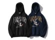 画像3:  Unisex Rabbit Print Hoodie　 ユニセックス 男女兼用ラビットプリントフーディーパーカー (3)