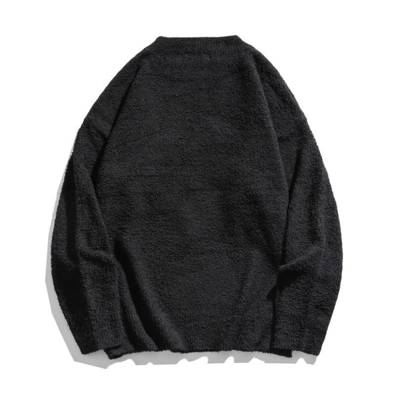 画像6: soft warmth golf logo loose  knit sweater unisex  オーバーサイズ ユニセックス 男女兼用GOLFハートロゴ編み込みニットセーター プルオーバー (6)