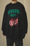 画像11: cherry blossom alphabet jacquard sweater loose  knit sweater unisex  オーバーサイズ ユニセックス 男女兼用チェリーブロッサム＆アルファベットジャガードニットセーター　プルオーバー (11)