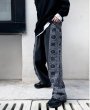 画像2: Men's men and women  straight loose cashew flower pants  casual pants 　ユニセックス男女兼用フラワー ストレート デニムパンツ (2)