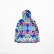 画像4:  Unisex  new trend hip-hop Smile graffiti padded down jacket Hoodie　 ユニセックス 男女兼用スマイルグラフィックプリントダウンフーディーパーカー (4)