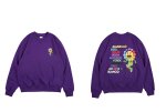 画像5: unisex   Sun Flower Cartoon Printing Sweatshirts Rainbow Letter Logo Hip Hop Rapper Hoodies Cotton Long Sleeve Pullover ユニセックス 男女兼用サンフラワーコミックトレーナー　セーター　プルオーバー (5)