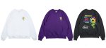 画像9: unisex   Sun Flower Cartoon Printing Sweatshirts Rainbow Letter Logo Hip Hop Rapper Hoodies Cotton Long Sleeve Pullover ユニセックス 男女兼用サンフラワーコミックトレーナー　セーター　プルオーバー (9)
