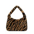 画像3: Woman’s plush one shoulder small bag zebra pattern underarm bag　ファーワンショルダー トートショルダーバッグ　 (3)