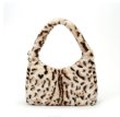 画像2: Woman’s plush one shoulder small bag zebra pattern underarm bag　ファーワンショルダー トートショルダーバッグ　 (2)