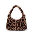 画像1: Woman’s plush one shoulder small bag zebra pattern underarm bag　ファーワンショルダー トートショルダーバッグ　 (1)