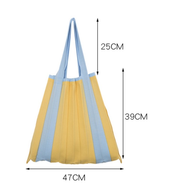 画像7: Woman’s  Tangtang bag /PLEATS pleated temperament commuter all-match one-shoulder handbag casual simple chic femalebag ワンショルダー プリーツトートショルダータンタンバッグバッグ  (7)