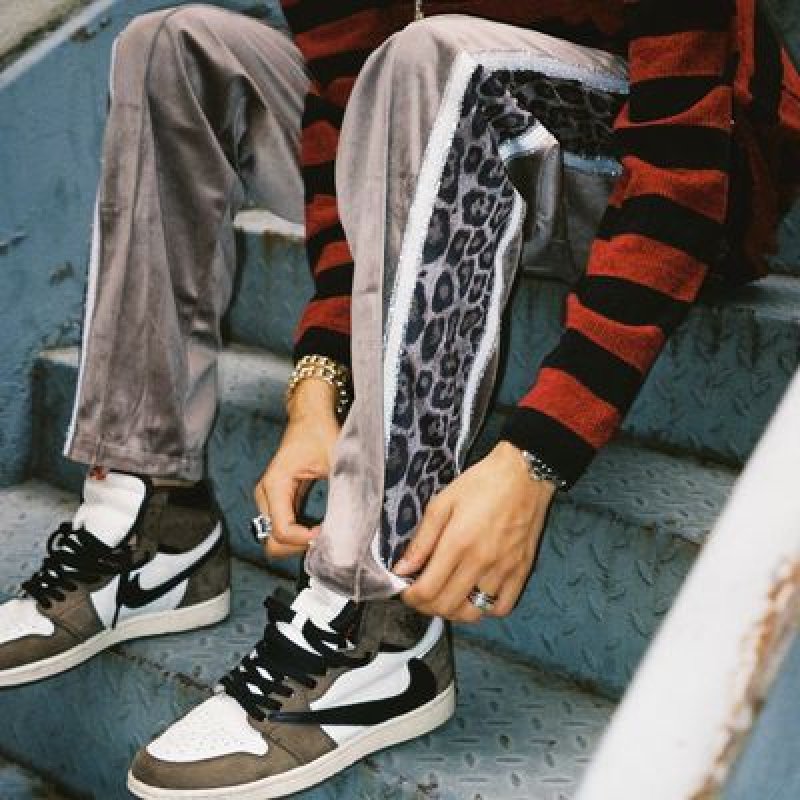 Leopard Sideline Pants ユニセックス 男女兼用 ベロア