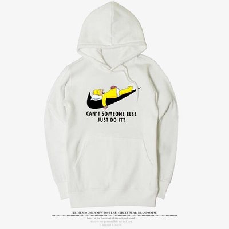 画像2: Homer Simpson CAN'T SOMEONE ELSE JUST DO IT? Sweat Hoodie Pullover simpson  ホーマー・シンプソン just do it ロゴスウェット パーカー & トレーナー ユニセックス 男女兼用 (2)