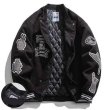 画像3: embroidered tooling jacket  men and women Stadium jumper ユニセックス 男女兼用刺繍付きユニフォームスタジアムジャンパー ジャケット ブルゾン スタジャン (3)