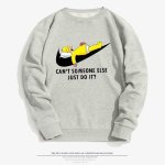 画像10: Homer Simpson CAN'T SOMEONE ELSE JUST DO IT? Sweat Hoodie Pullover simpson  ホーマー・シンプソン just do it ロゴスウェット パーカー ＆ トレーナー ユニセックス 男女兼用 (10)