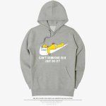 画像3: Homer Simpson CAN'T SOMEONE ELSE JUST DO IT? Sweat Hoodie Pullover simpson  ホーマー・シンプソン just do it ロゴスウェット パーカー ＆ トレーナー ユニセックス 男女兼用 (3)