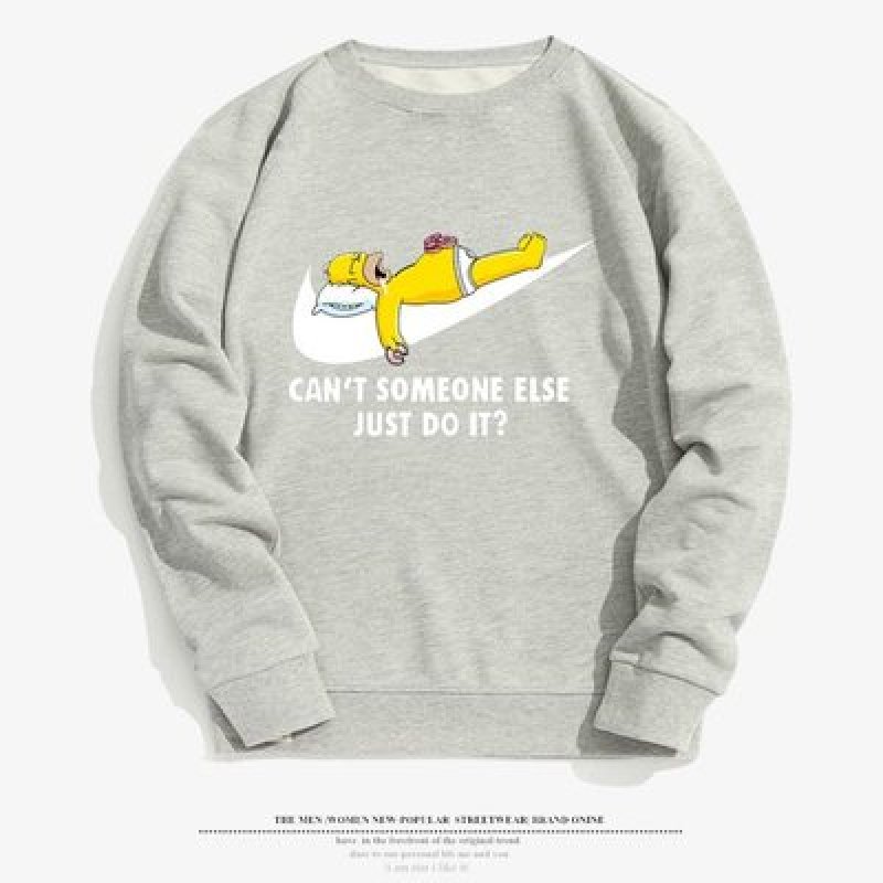 画像9: Homer Simpson CAN'T SOMEONE ELSE JUST DO IT? Sweat Hoodie Pullover simpson  ホーマー・シンプソン just do it ロゴスウェット パーカー & トレーナー ユニセックス 男女兼用 (9)