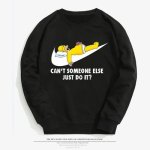 画像7: Homer Simpson CAN'T SOMEONE ELSE JUST DO IT? Sweat Hoodie Pullover simpson  ホーマー・シンプソン just do it ロゴスウェット パーカー ＆ トレーナー ユニセックス 男女兼用 (7)