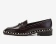 画像6: women's pearl low-heel loafers pump Shoes    フラットレザーパールローヒール ローファー パンプス   シューズ  (6)