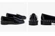 画像4: women's pearl low-heel loafers pump Shoes    フラットレザーパールローヒール ローファー パンプス   シューズ  (4)